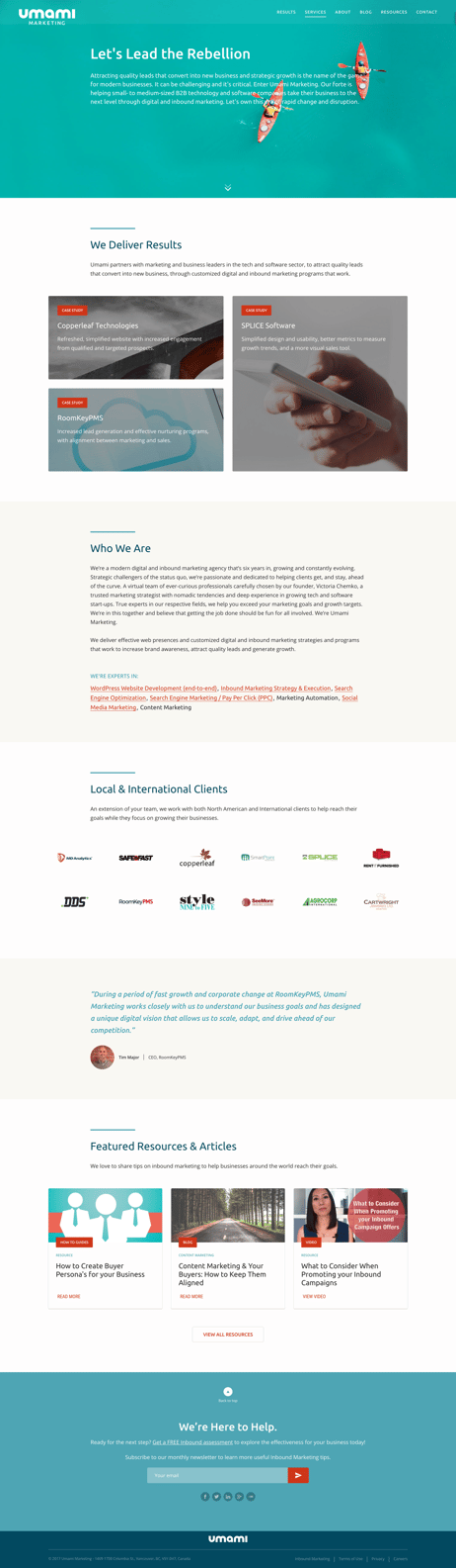 New Umami Homepage Screen Capture.png