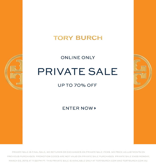 Tory Burch Email Marketing Campaign